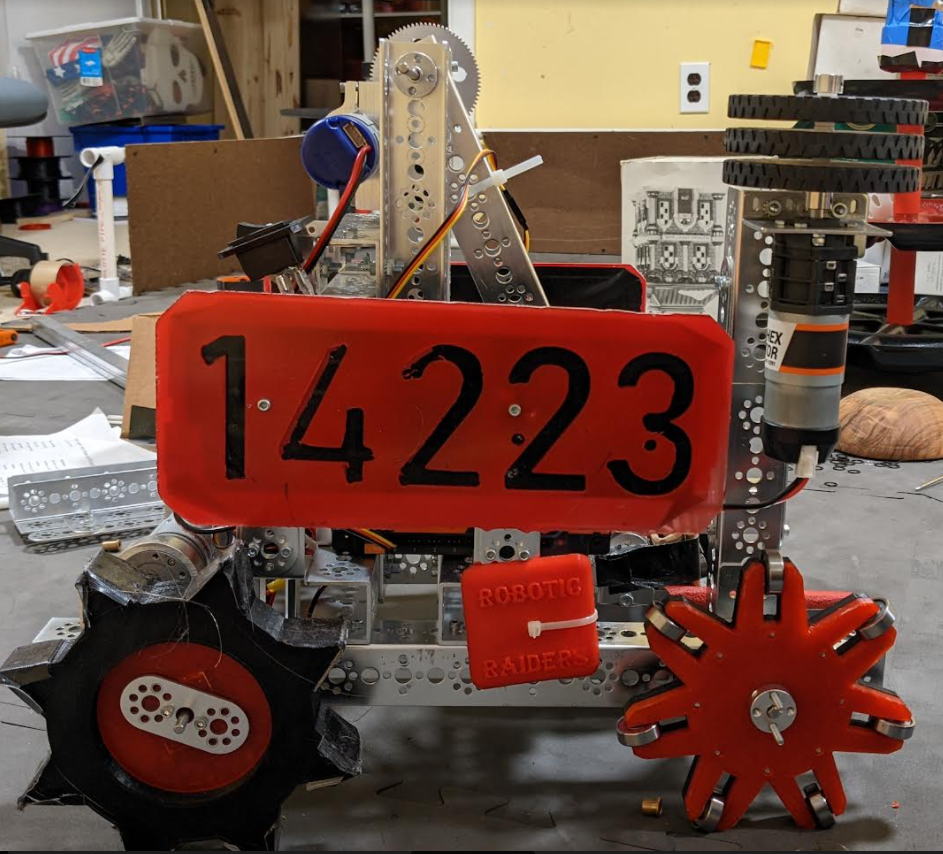 Side picture of our robot from 11/29/2021
